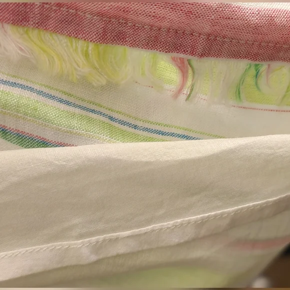 Tommy Bahama tulum light pastel striped linen shift dress sz xs - Picture 9 of 11